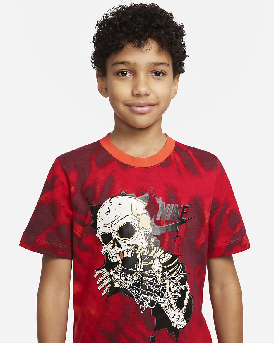 Nike tennis shirt with skeletons online